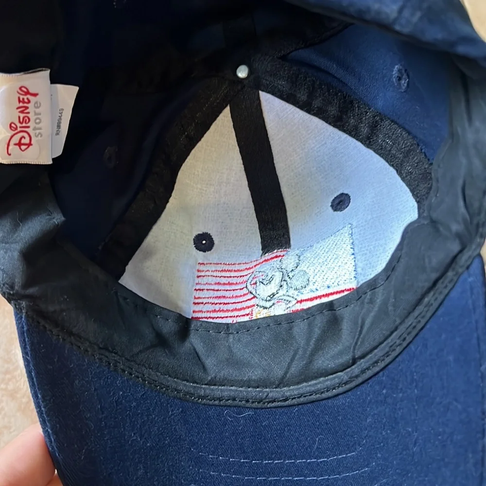 LIKE NEW‎ Disney Store Mickey Mouse American Flag Embroidered Hat Adjustable